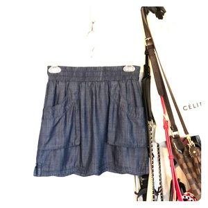 Anthropologie denim skirt XS